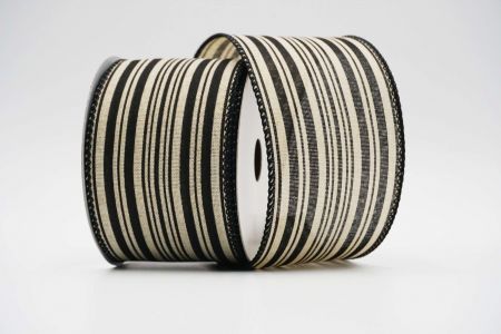 Striped Wired Ribbon_KF6784GC-13-53_Black
